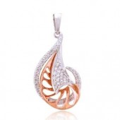 Beautifully Crafted Diamond Pendant Set with Matching Earrings in 18k gold with Certified Diamonds - LPT2056P, LPT2056EP